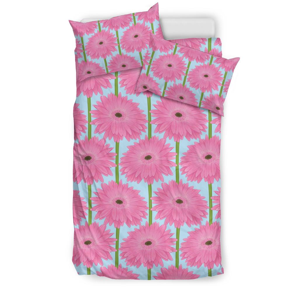 Gerberas Pattern Print Design GB01 Duvet Cover Bedding Set-JORJUNE.COM