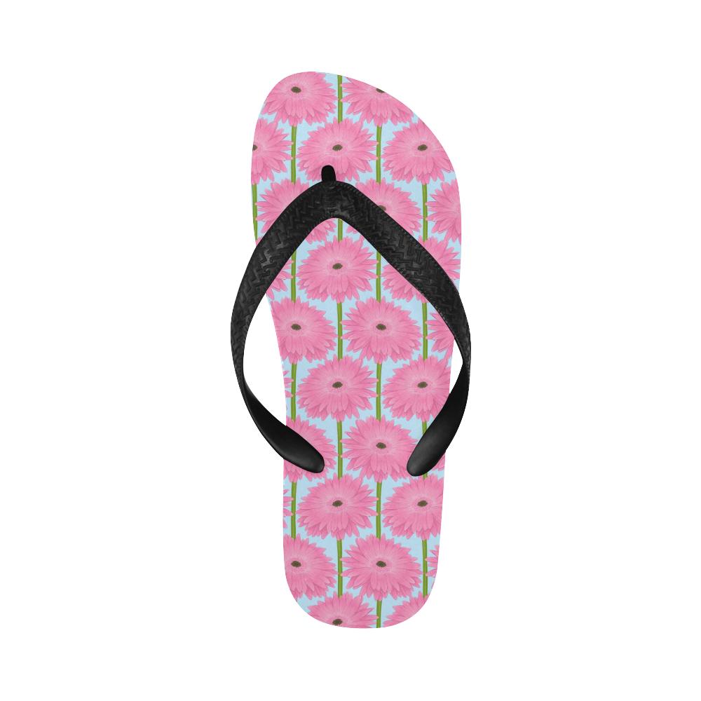 Gerberas Pattern Print Design GB01 Flip Flops-JorJune