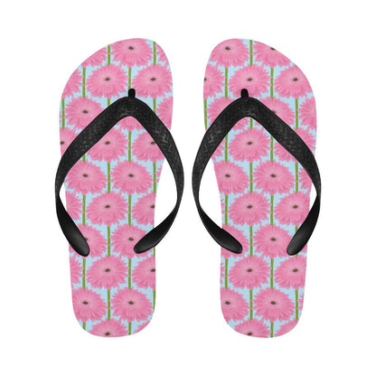 Gerberas Pattern Print Design GB01 Flip Flops-JorJune