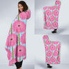 Gerberas Pattern Print Design GB01 Hooded Blanket-JORJUNE.COM