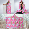 Gerberas Pattern Print Design GB01 Hooded Blanket-JORJUNE.COM