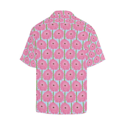 Gerberas Pattern Print Design GB01 Men Hawaiian Shirt-JorJune