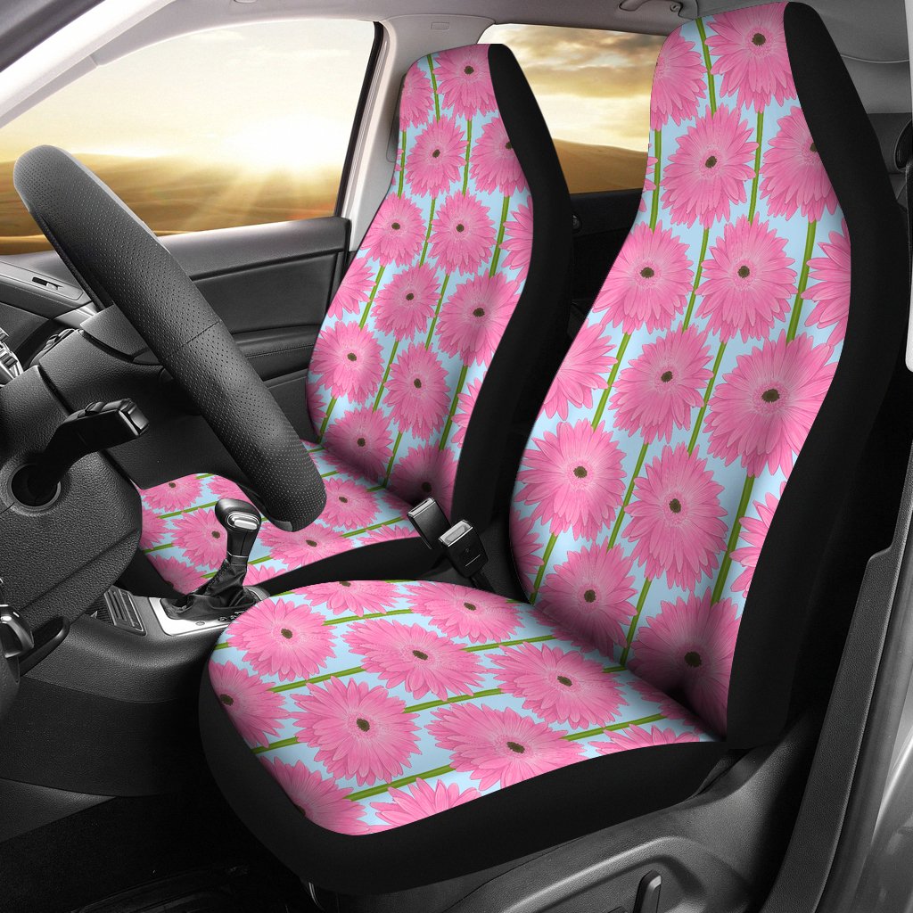 Gerberas Pattern Print Design GB01 Universal Fit Car Seat Covers-JorJune