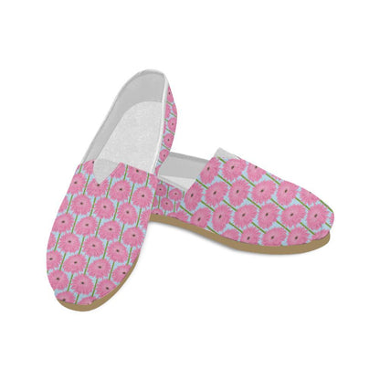 Gerberas Pattern Print Design GB01 Women Casual Shoes-JorJune.com