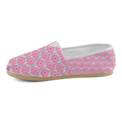 Gerberas Pattern Print Design GB01 Women Casual Shoes-JorJune.com