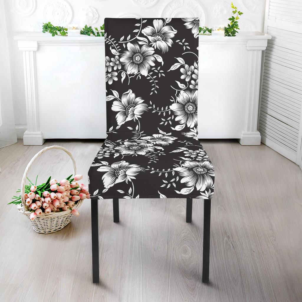 Gerberas Pattern Print Design GB02 Dining Chair Slipcover-JORJUNE.COM