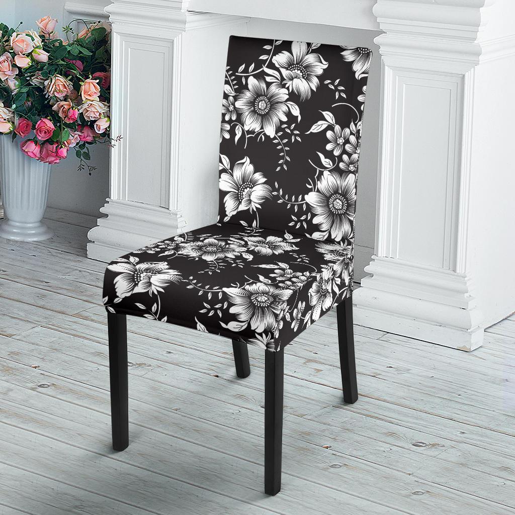 Gerberas Pattern Print Design GB02 Dining Chair Slipcover-JORJUNE.COM