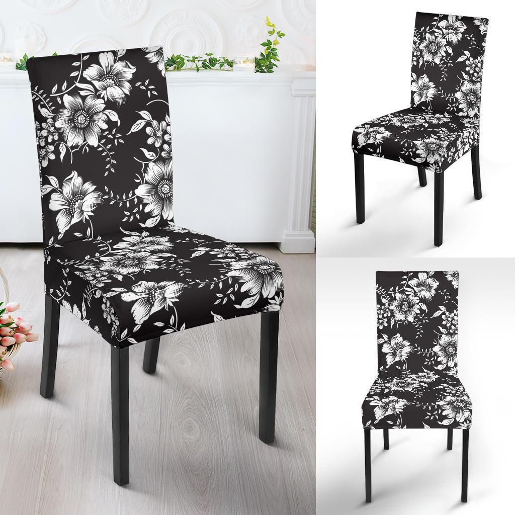 Gerberas Pattern Print Design GB02 Dining Chair Slipcover-JORJUNE.COM