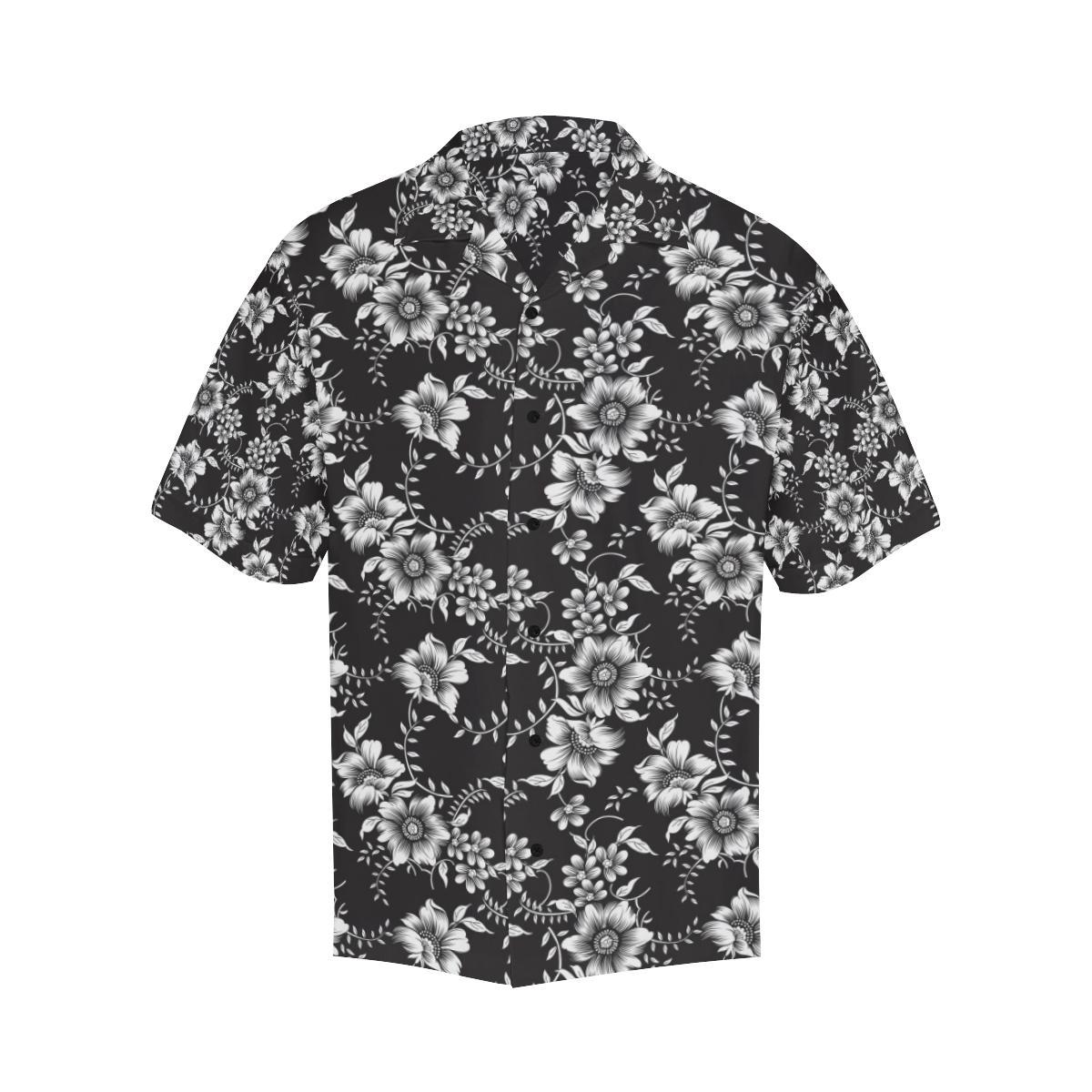 Gerberas Pattern Print Design GB02 Men Hawaiian Shirt-JorJune