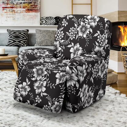 Gerberas Pattern Print Design GB02 Recliner Slipcover-JORJUNE.COM
