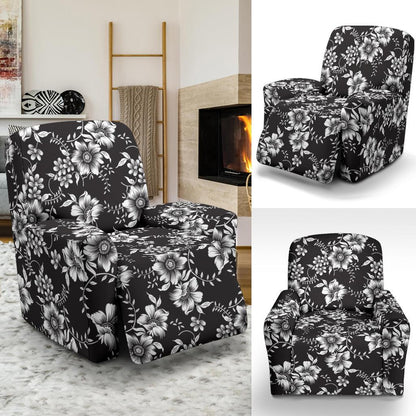 Gerberas Pattern Print Design GB02 Recliner Slipcover-JORJUNE.COM