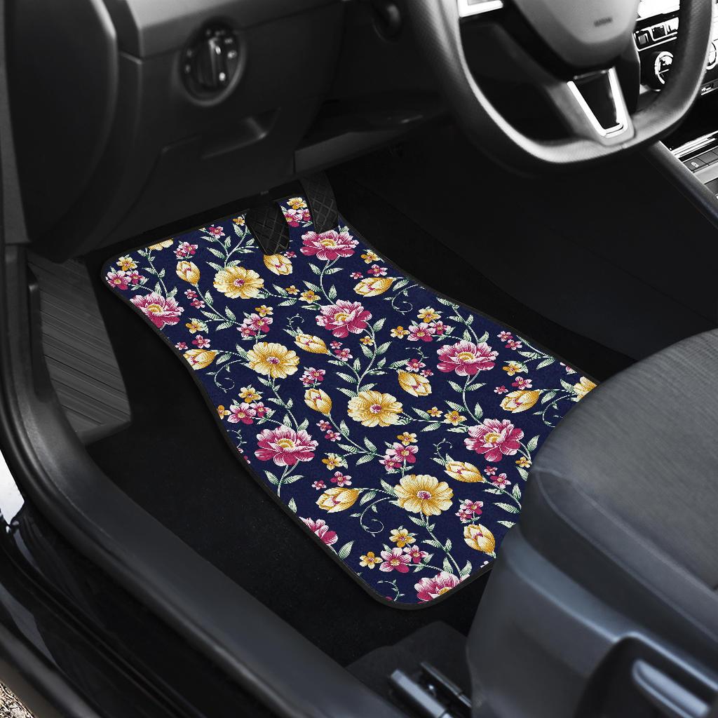 Gerberas Pattern Print Design GB03 Car Floor Mats-JorJune