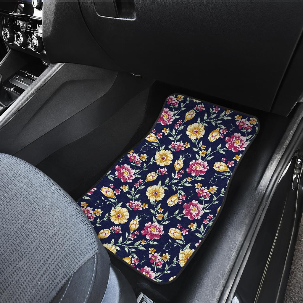 Gerberas Pattern Print Design GB03 Car Floor Mats-JorJune