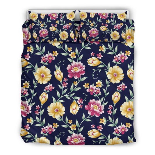 Gerberas Pattern Print Design GB03 Duvet Cover Bedding Set-JORJUNE.COM