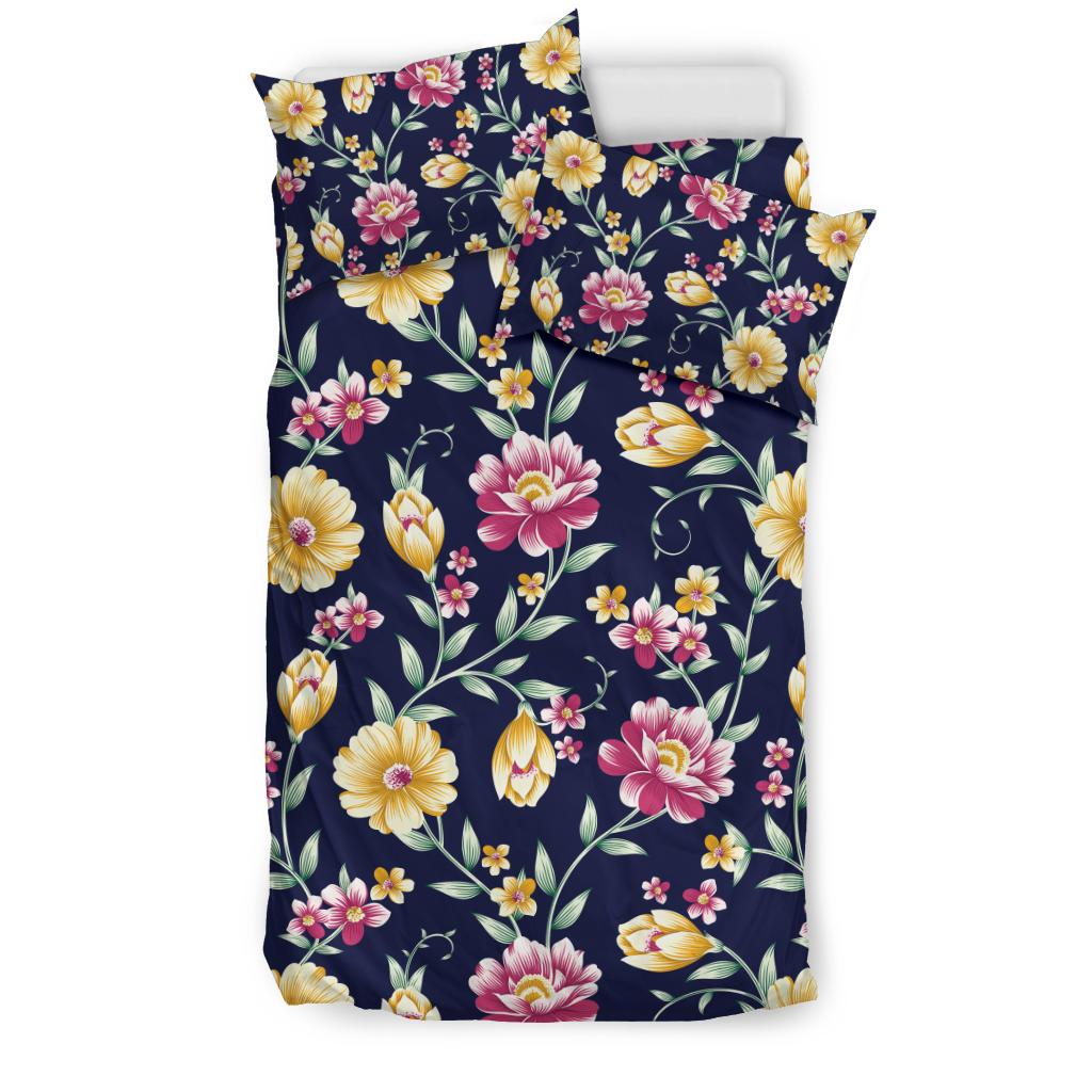 Gerberas Pattern Print Design GB03 Duvet Cover Bedding Set-JORJUNE.COM