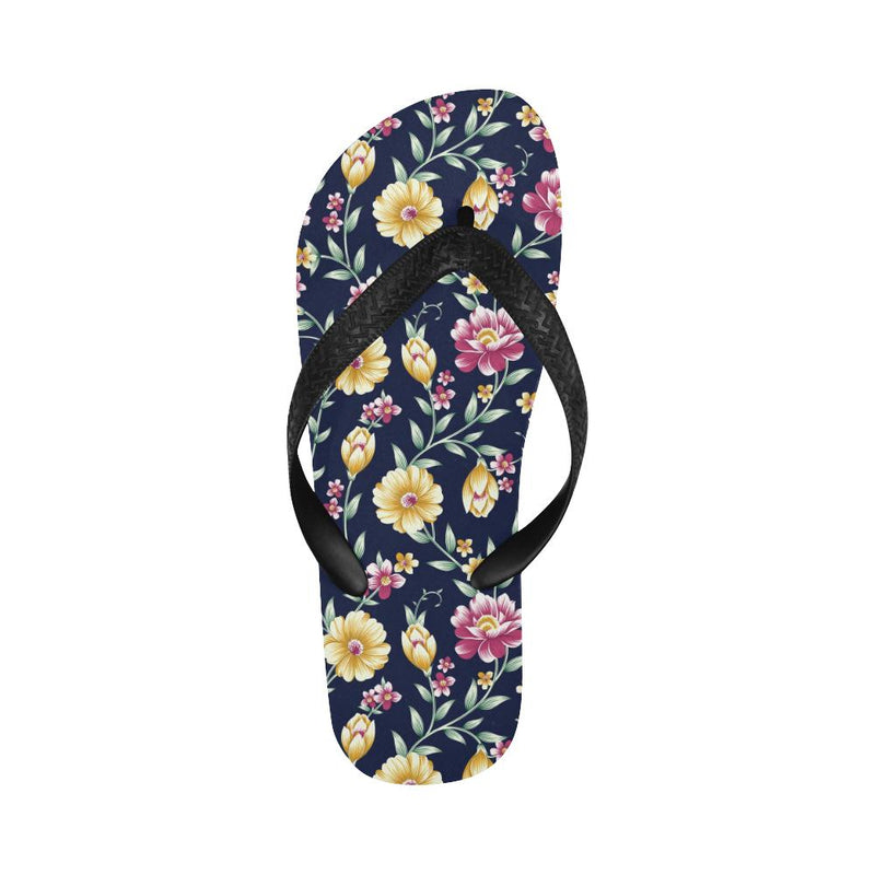 Gerberas Pattern Print Design GB03 Flip Flops-JorJune