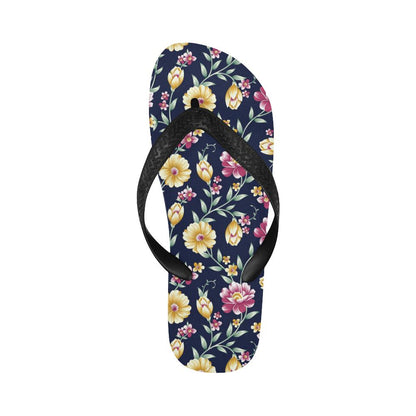 Gerberas Pattern Print Design GB03 Flip Flops-JorJune