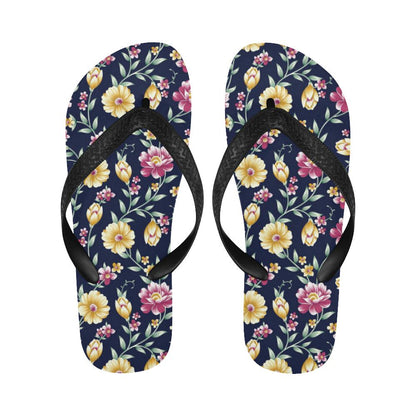 Gerberas Pattern Print Design GB03 Flip Flops-JorJune