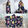 Gerberas Pattern Print Design GB03 Hooded Blanket-JORJUNE.COM