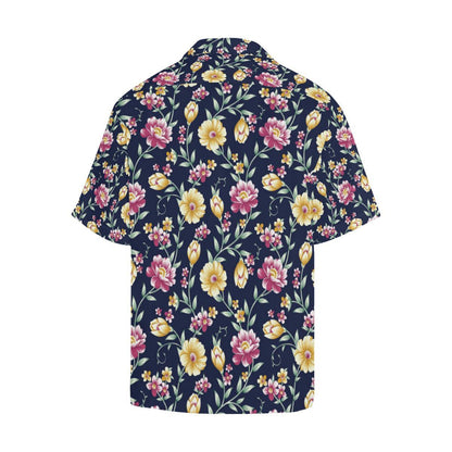 Gerberas Pattern Print Design GB03 Men Hawaiian Shirt-JorJune