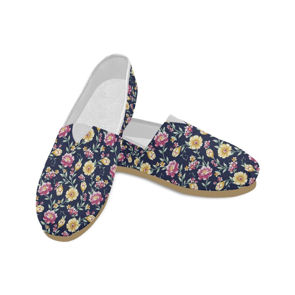 Gerberas Pattern Print Design GB03 Women Casual Shoes-JorJune.com