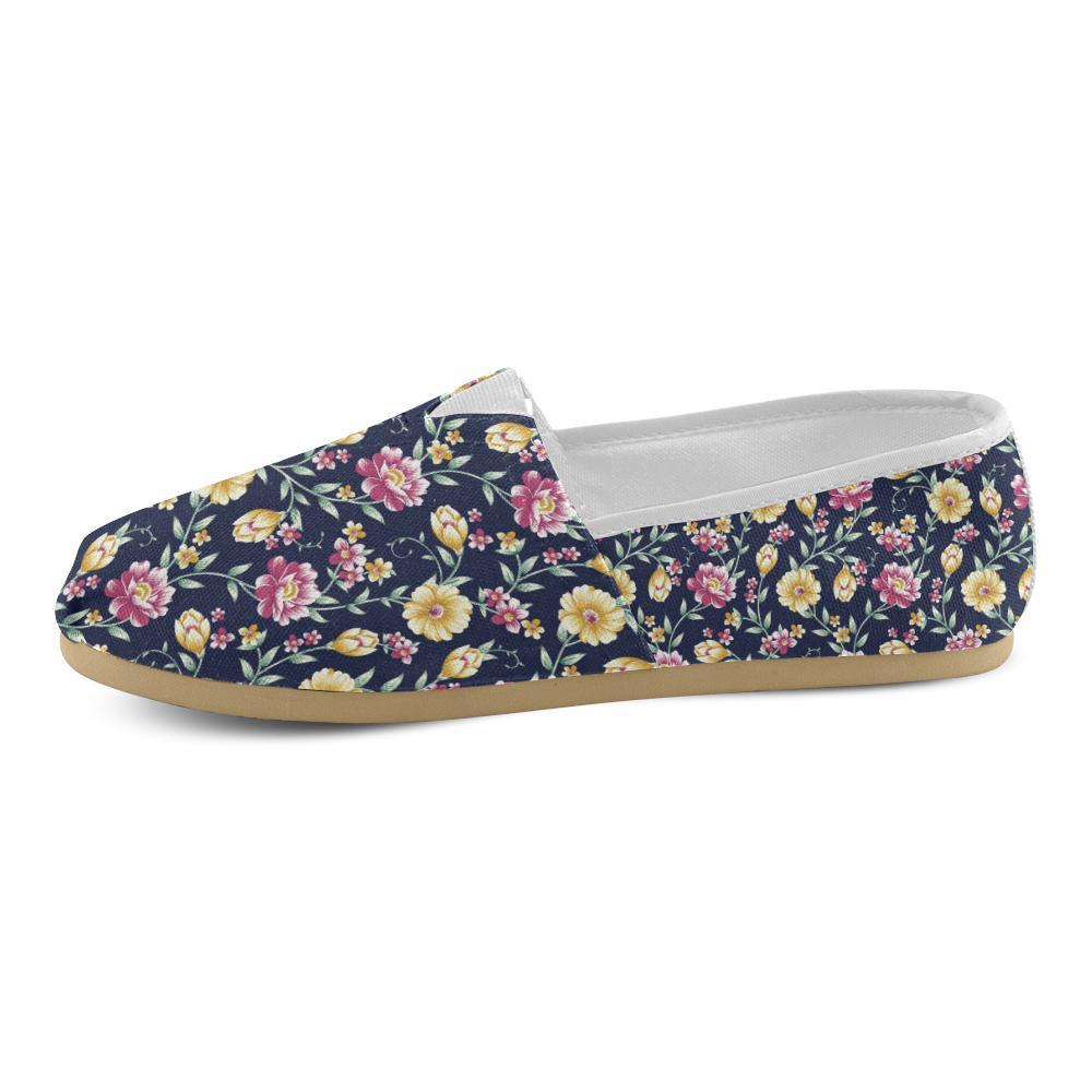 Gerberas Pattern Print Design GB03 Women Casual Shoes-JorJune.com