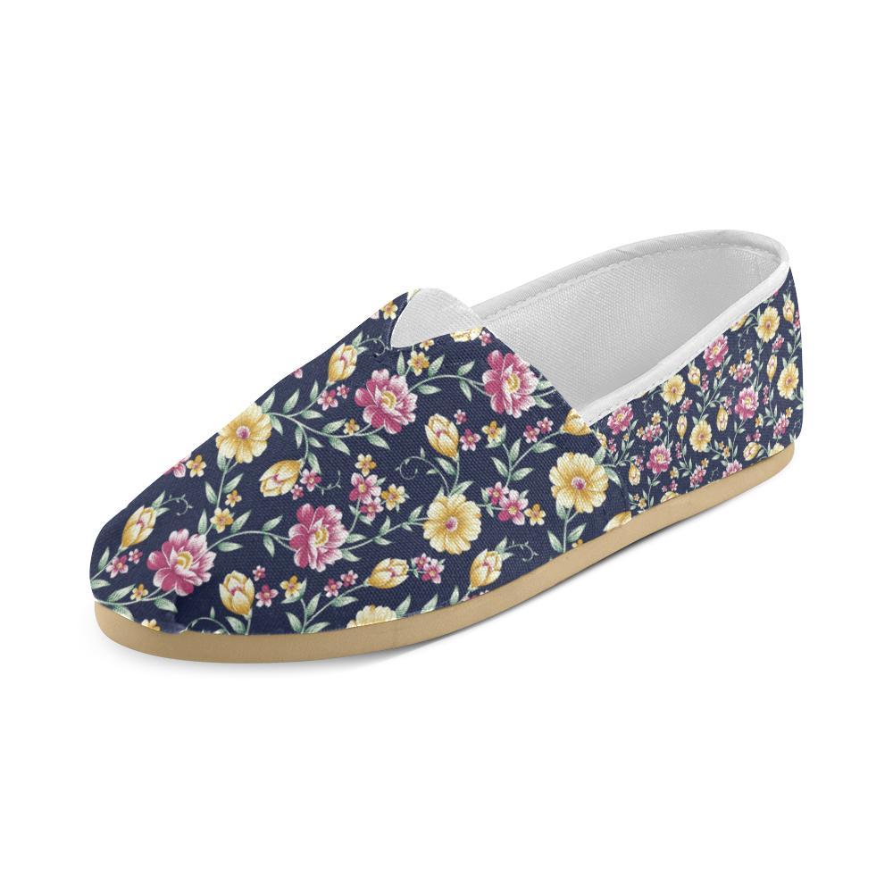 Gerberas Pattern Print Design GB03 Women Casual Shoes-JorJune.com