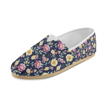 Gerberas Pattern Print Design GB03 Women Casual Shoes-JorJune.com