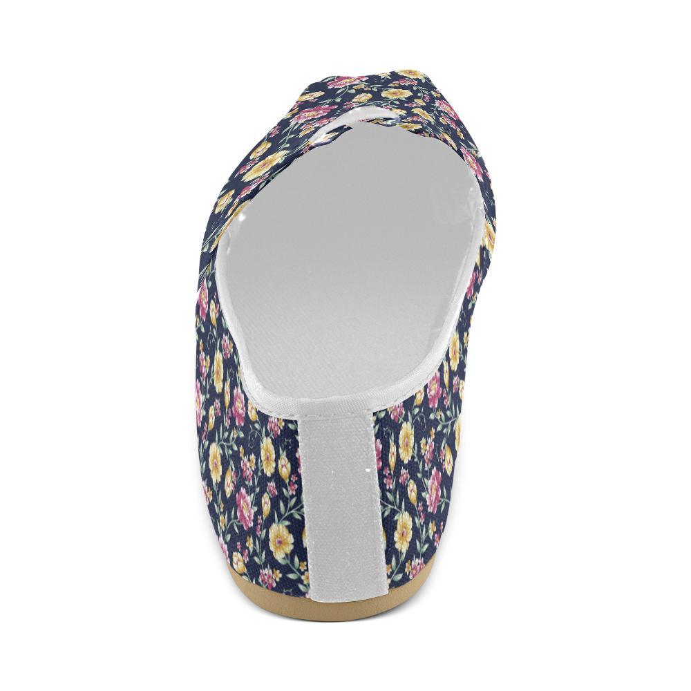 Gerberas Pattern Print Design GB03 Women Casual Shoes-JorJune.com