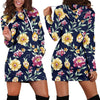 Gerberas Pattern Print Design GB03 Women Hoodie Dress