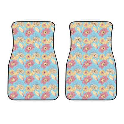 Gerberas Pattern Print Design GB04 Car Floor Mats-JorJune