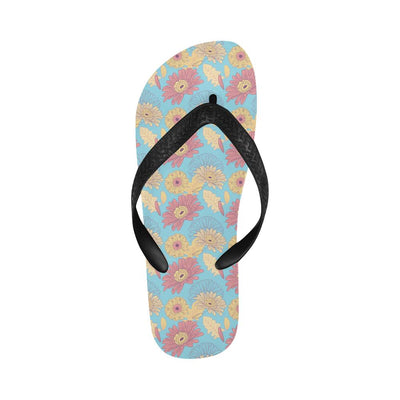 Gerberas Pattern Print Design GB04 Flip Flops-JorJune