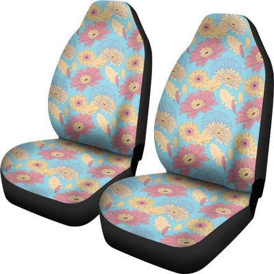 Gerberas Pattern Print Design GB04 Universal Fit Car Seat Covers-JorJune