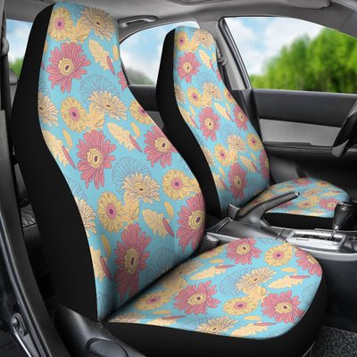 Gerberas Pattern Print Design GB04 Universal Fit Car Seat Covers-JorJune