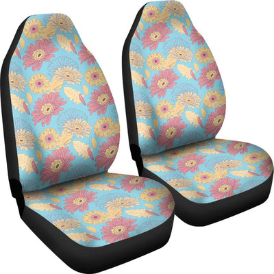 Gerberas Pattern Print Design GB04 Universal Fit Car Seat Covers-JorJune