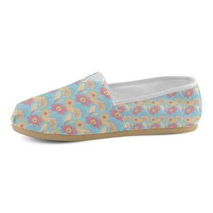 Gerberas Pattern Print Design GB04 Women Casual Shoes-JorJune.com