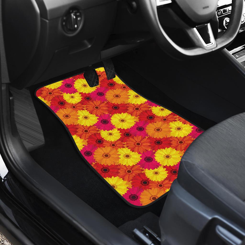 Gerberas Pattern Print Design GB05 Car Floor Mats-JorJune
