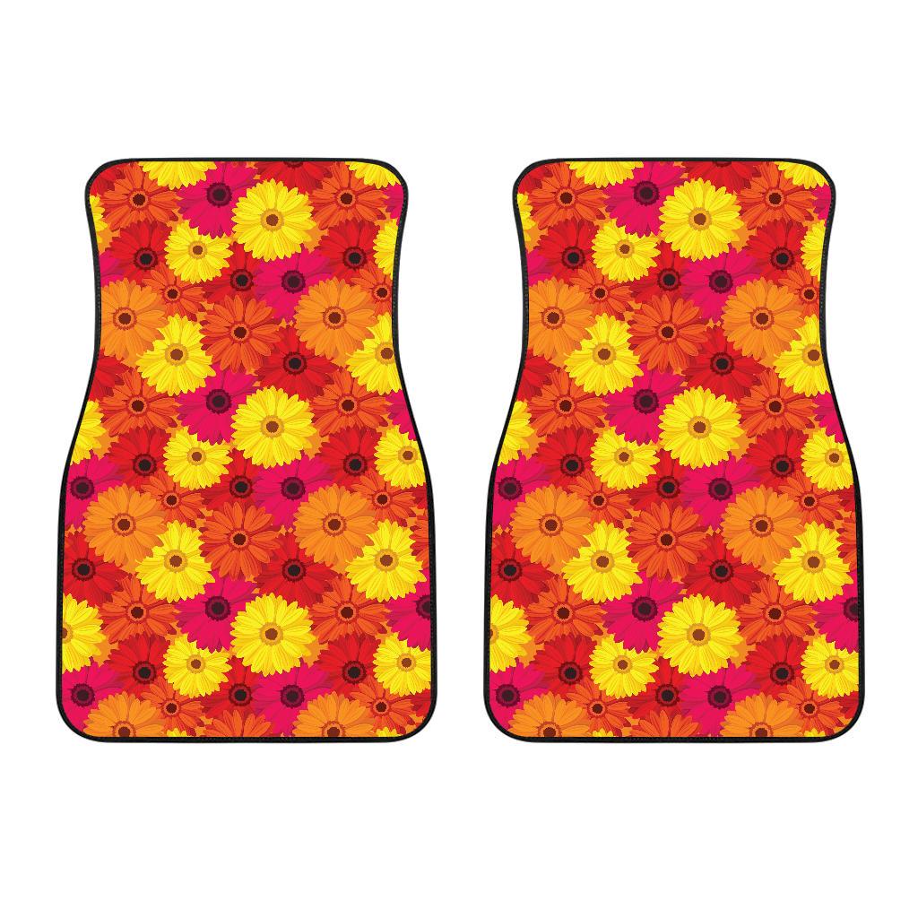 Gerberas Pattern Print Design GB05 Car Floor Mats-JorJune