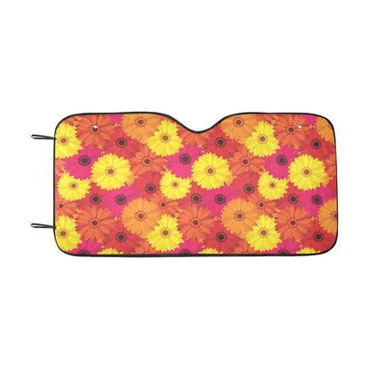 Gerberas Pattern Print Design GB05 Car Sun Shade-JorJune