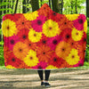 Gerberas Pattern Print Design GB05 Hooded Blanket-JORJUNE.COM