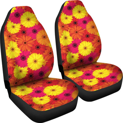 Gerberas Pattern Print Design GB05 Universal Fit Car Seat Covers-JorJune