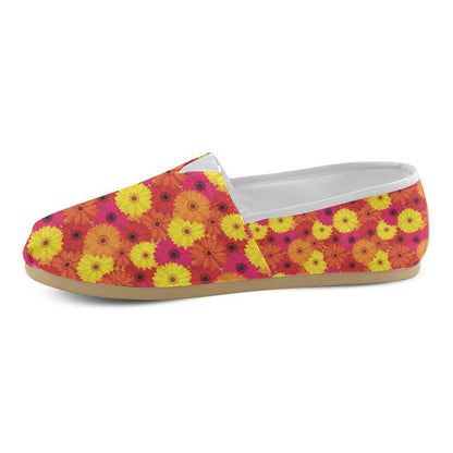 Gerberas Pattern Print Design GB05 Women Casual Shoes-JorJune.com