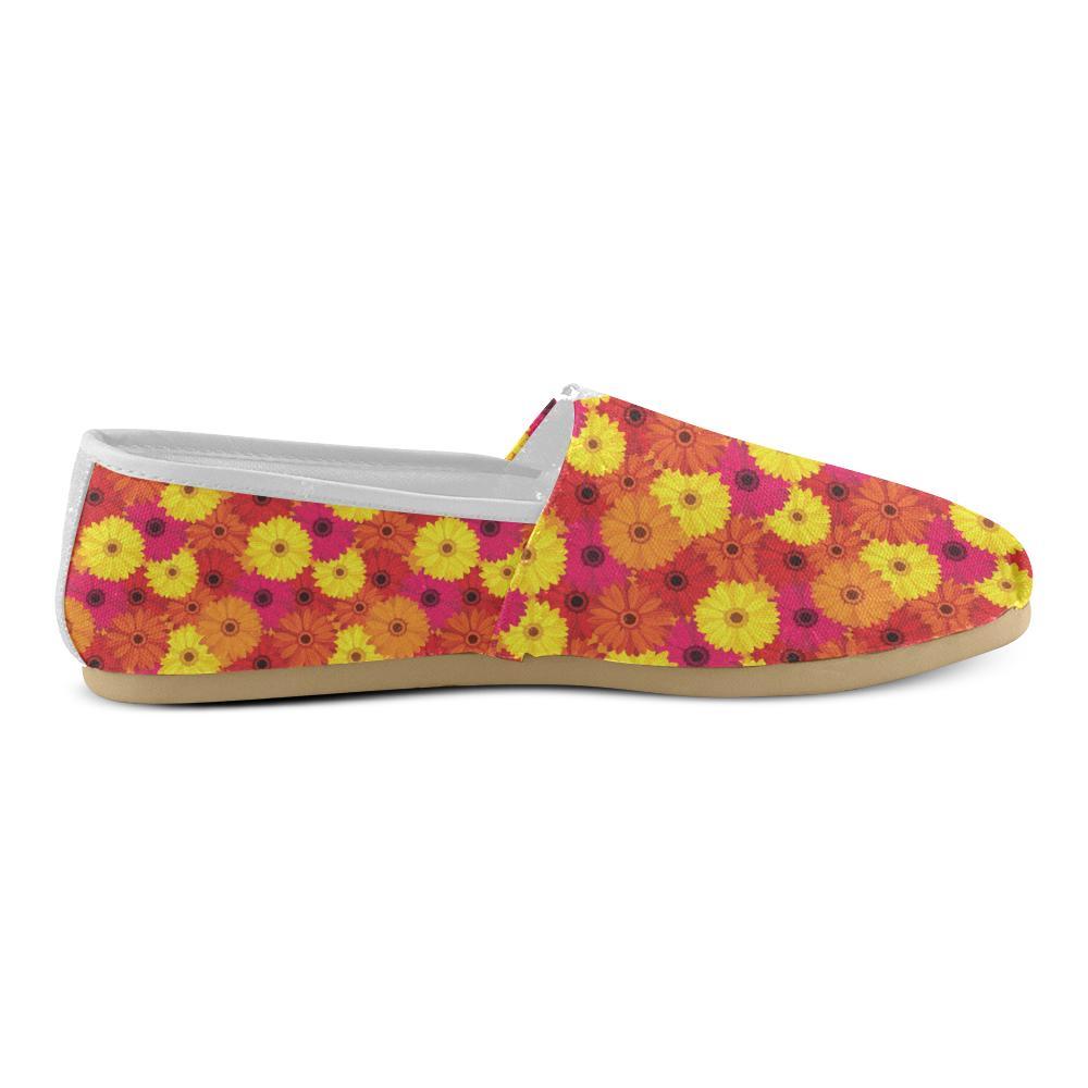 Gerberas Pattern Print Design GB05 Women Casual Shoes-JorJune.com