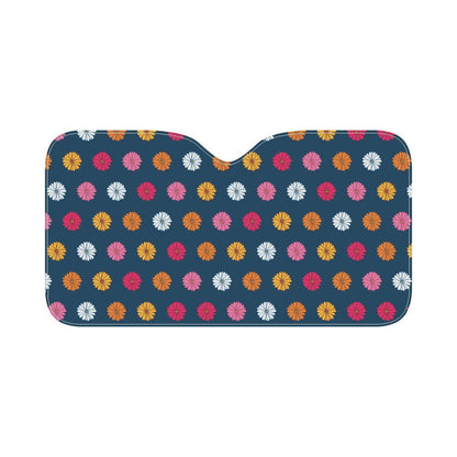 Gerberas Pattern Print Design GB06 Car Sun Shade-JorJune