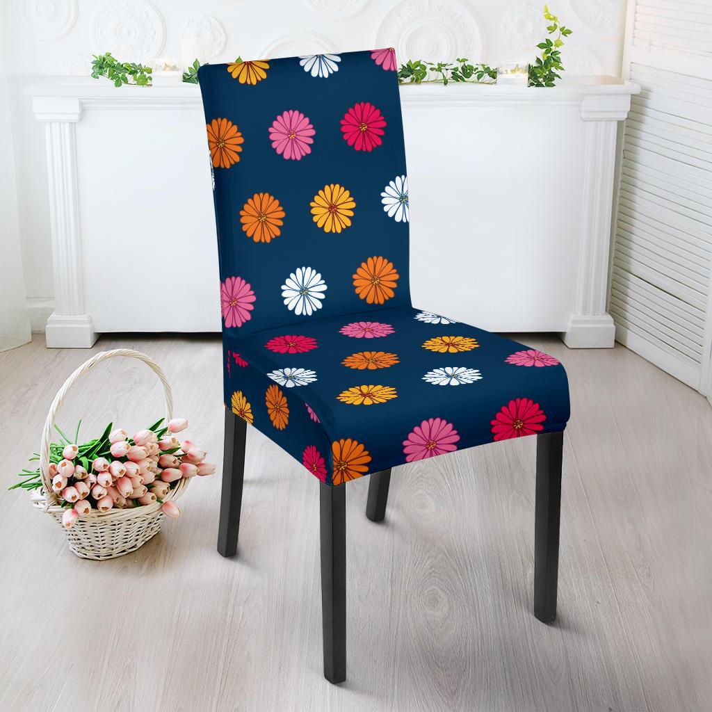 Gerberas Pattern Print Design GB06 Dining Chair Slipcover-JORJUNE.COM