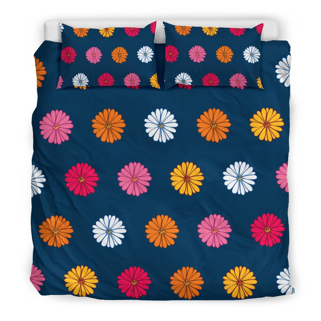 Gerberas Pattern Print Design GB06 Duvet Cover Bedding Set-JORJUNE.COM