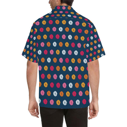 Gerberas Pattern Print Design GB06 Men Hawaiian Shirt-JorJune