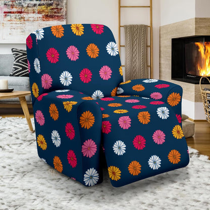 Gerberas Pattern Print Design GB06 Recliner Slipcover-JORJUNE.COM