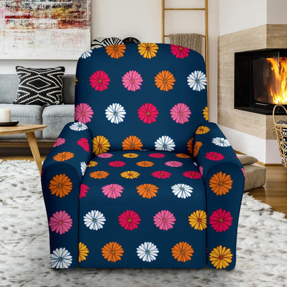 Gerberas Pattern Print Design GB06 Recliner Slipcover-JORJUNE.COM