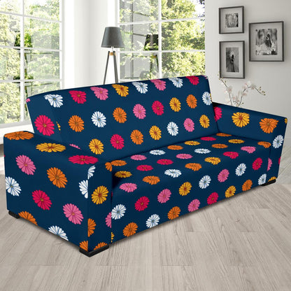 Gerberas Pattern Print Design GB06 Sofa Slipcover-JORJUNE.COM